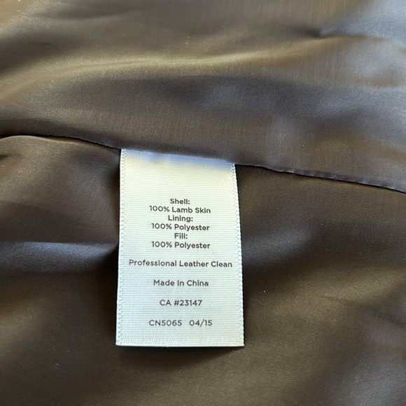 Talbots Lambskin Leather Jacket size 10 - Picture 8 of 8